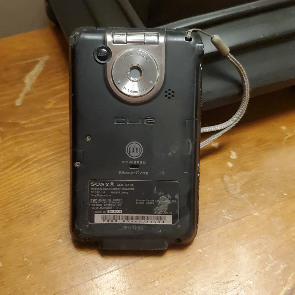 Vintage Sony CLIÉ PEG-UX50 PDA – Fully Functional!